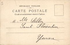 CPA Fantaisie Carte transparente Exposition Lefevre Utile Paris 1900 Grand Prix Bateau