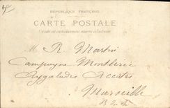 CPA Fantaisie Carte transparente Paris Avenue du Bois de Boulogne