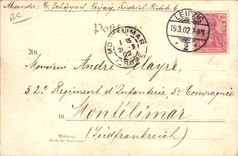 CPA Fantaisie Carte transparente Gruss aus Leipzig Reichsgericht