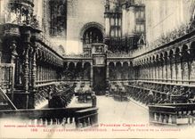 CPA Orgue Saint Bertrand de Comminges Ensemble du choeur de la cathedrale