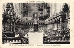 CPA Orgue Saint Bertrand de Comminges Ensemble du choeur de la cathedrale