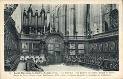 CPA Orgue Saint Maximin la Sainte Baume La basilique Vue generale du choeur