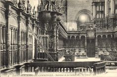 CPA Orgue Saint Bertrand de Comminges Interieur de la cathedrale Le choeur