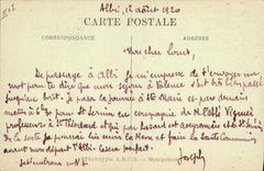 Postal Órgano Albi Catedral Santo Cecilia los órganos