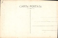 Postal Órgano Carcasona la CINE Vista interior de la basílica la Nave