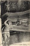 CPA Orgue La Chaise Dieu Les cariatides du buffet d'orgues
