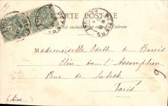 Postal Órgano Beziers Granitado San Nazario los órganos