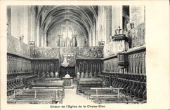 CPA Orgue Choeur de l'eglise de la Chaise Dieu