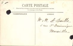 CPA Phare Le Treport Les jetees a maree haute