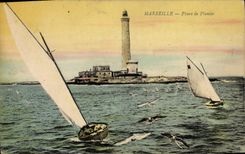 CPA Phare de Planier Marseille Bateaux