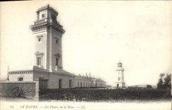 CPA Phare Le Havre Les phares de la Heve