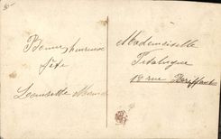 CPA Fantaisie Toilee Fleurs 