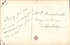 CPA Fantaisie Toilee Fleurs 