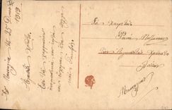 CPA Fantaisie Toilee Fleurs 