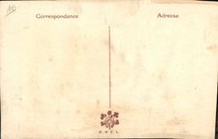 CPA Fantaisie Toilee Fleurs 