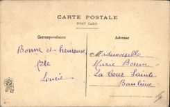 CPA Fantaisie Toilee Fleurs 