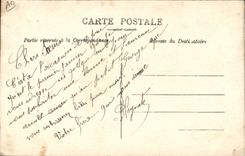 CPA Fantaisie Toilee Fleurs 