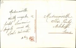 CPA Fantaisie Toilee Fleurs 