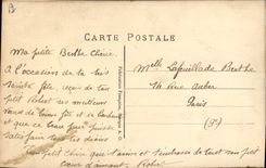 CPA Fantaisie Toilee Fleurs 