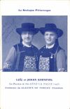 CPA Folklore Loic et Jehan Kernevel Au Pardon de Ste Anne La Palue Costumes de Glazik's du Porzay 
