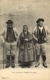 CPA Folklore Trois bons vieux du Faouet 