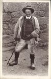 CPA Folklore Type de vieux breton de Pont Aven