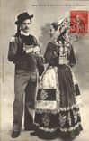 CPA Folklore Maries de Quimper Mariage
