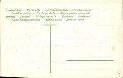 CPA Fantaisie Fleurs Poissons Trefles 1er Avril