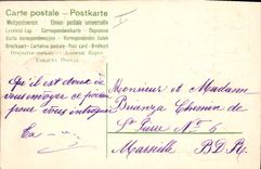 CPA Fantaisie Fleurs Poisson 1er Avril