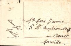 CPA Fantaisie Fleurs Colombes Trefles Fer a cheval