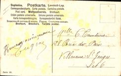 CPA Fantaisie Fleurs Fer a cheval