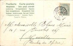 CPA Fantaisie Fleurs Poussins