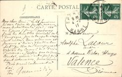 Postal Folclore Vino Vendimias Champaña Trabajo de vino de Champaña la tirada