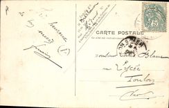 CPA Brouette Camp du Larzac Corvee de caillou Militaria