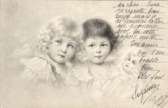 CPA Fantaisie Enfants Poupee 