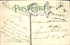 CPA Carte transparente Riverside Park on Hudson River New York 