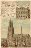 CPA Carte transparente Gruss aus Koln am Rhein
