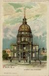 CPA Carte transparente Paris Le Dome des Invalides