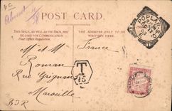 CPA Carte transparente London St Paul's Cathedral