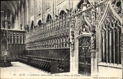 CPA Orgue Albi Cathedrale Sainte Cecile Stalles et cloture du choeur 