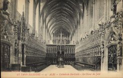 CPA Orgue Albi Cathedrale Ste Cecile le choeur du jube