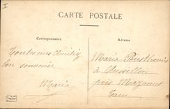 Postal Órgano Albi Catedral Ste Cecilia el coro de la galería entre el coro y el trascoro