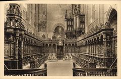 CPA Orgue Saint Bertrand de Comminges Ensemble du choeur de la cathedrale