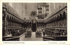 CPA Orgue Saint Bertrand de Comminges La cathedrale Les stalles
