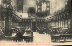 CPA Orgue Saint Bertrand de Comminges Ensemble du choeur de la cathedrale