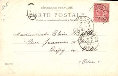 Postal Órgano Rueil Interior de la iglesia el gran órgano