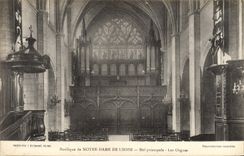 CPA Orgue Basilique de Notre Dame de Liesse Nef principale Les orgues