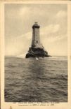 CPA Phare Raz de Sein Le phare de la Vieille 