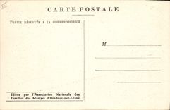 CPA Militaria Oradour sur Glane Vue aerienne avec au fond le cimetiere
