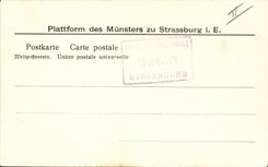 CPA Militaria Strassburg Munster 1870
